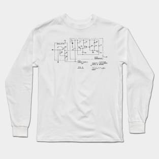 Bio-instrumentation Apparatus Vintage Patent Hand Drawing Long Sleeve T-Shirt